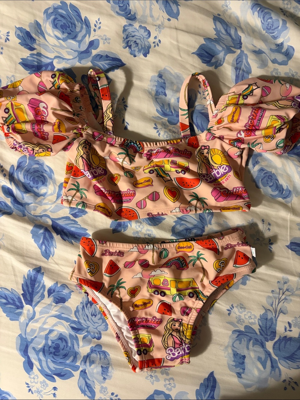 Barbie x Posh Peanut 2 piece swimsuit 2T